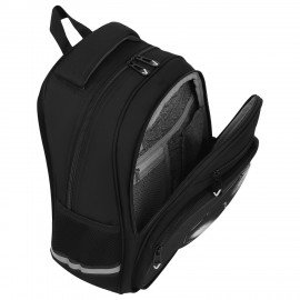 Рюкзак BRAUBERG PROFI, 2 отделения, с брелком, "Leather ball", 3D-панель, 36х27х19 см, 274416