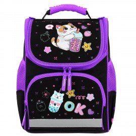 Ранец ПИФАГОР BASIC, 1 отделение, 3 кармана, эргономичная спинка, "Cheers", 35х28х18 см, 274420