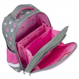 Ранец BRAUBERG KIDS STANDARD, 2 отделения, "Purr cat", 36х28х14 см, 274427