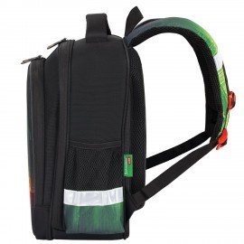 Ранец BRAUBERG KIDS STANDARD, 2 отделения, "Green city", 36х28х14 см, 274428