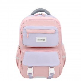 Рюкзак SNOOBAG (СНУБЭГ) PROACTIVE, 2 отделения, 7 карманов, Delicate, сиреневый, 40х29х17 см, 274446