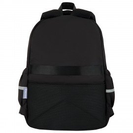 Рюкзак SNOOBAG (СНУБЭГ) PROACTIVE с кошельком, 2 отделения, Wink, черно-бежевый, 40х29х17 см, 274447