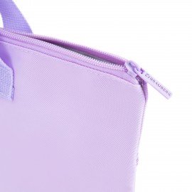 Папка на молнии с ручками BRAUBERG KIDS, ПВХ карман на молнии, "Pink drink", 274474