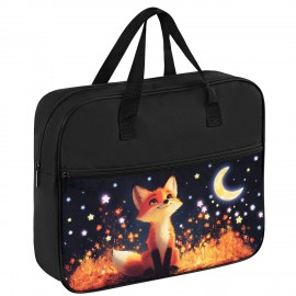 Папка на молнии с ручками BRAUBERG А4, 1 отделение, карман на молнии, 80 мм, "Dreaming fox", 274500