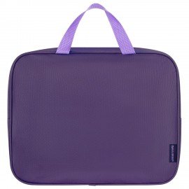 Папка на молнии с ручками BRAUBERG А4, 1 отделение, полиэстер, 80 мм, "Shining butterflies", 274504