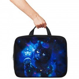 Папка на молнии с ручками BRAUBERG А4, 1 отделение, полиэстер, 80 мм, "Star cat", 274505