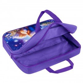 Папка на молнии с ручками BRAUBERG KIDS А4, 1 отделение, полиэстер, 80 мм, "Chilling fox", 274512