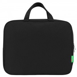 Папка на молнии с ручками BRAUBERG KIDS А4, 1 отделение, полиэстер, 80 мм, "Moon cat", 274513