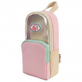 Пенал-рюкзак BRAUBERG KIDS, 1 отделение, ПВХ, "Backpack style", 274590