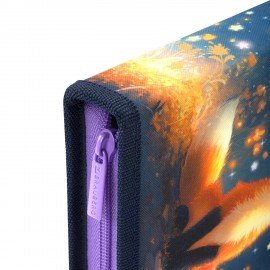 Пенал BRAUBERG, 1 отделение, 1 откидная планка, полиэстер, 21х14 см, "Dreaming fox", 274595