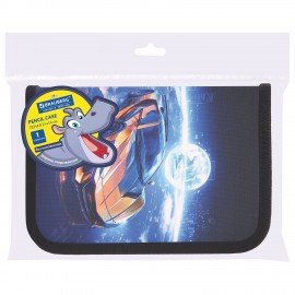 Пенал BRAUBERG, 1 отделение, полиэстер, 21х14 см, "Galactic car", 274598