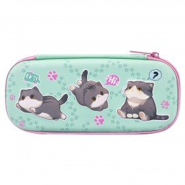 Пенал BRAUBERG, 1 отделение, 1 откидная планка, EVA, 22х10х5 см, "Милые коты", 274604