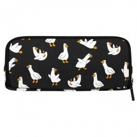 Пенал-органайзер BRAUBERG, 2 откидные планки, полиэстер, 23x9х7 см, "Geese print", 274610