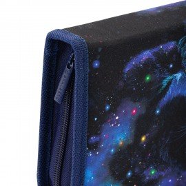 Пенал BRAUBERG с наполнением, 1 отделение, 1 откидная планка, 24 предмета, 21х14 см, "Star cat", 274615