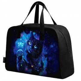 Сумка для занятий BRAUBERG с ручками, 35x25x15 см, "Star cat", 274627