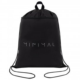Мешок для обуви BRAUBERG, с петлёй, карман на молнии, 47х37 см, "Minimal", 274636