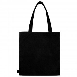 Сумка шоппер BRAUBERG, канвас, 40х35 см, черный, "Minimal", 274649