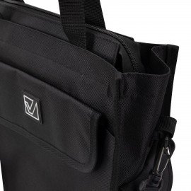 Сумка-шоппер BRAUBERG KIDS для дополнительных занятий, с дополнительными карманами, "Black", 274652