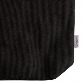 Сумка шоппер HEIKKI (ХЕЙКИ), вельвет, 2 кармана, подкладка, 35х36х10 см, Black, 274653