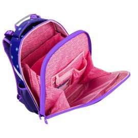 Ранец BRAUBERG UP, 2 отделения, с брелоком, "Bright fox", 36х28х15 см, 274665