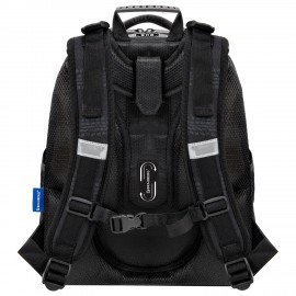 Ранец BRAUBERG UP, 2 отделения, с брелоком, "Speedometer", 36х28х15 см, 274666