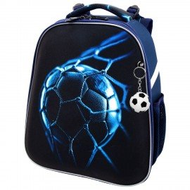 Ранец BRAUBERG UP, 2 отделения, с брелоком, "Game battle", 36х28х15 см, 274668