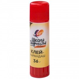 Клей-карандаш ЛУЧ "Школа творчества", 36 г, PVP основа, 29С 1738-08