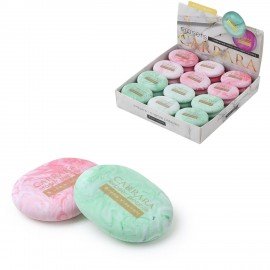 Ластик BRUNO VISCONTI Carrara Bright, 31х40х8мм, овальный, ассорти, 42-0090