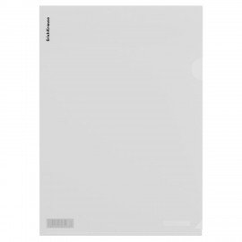Папка-уголок ERICH KRAUSE Glossy Classic, A4, прозрачная, ассорти, 50155