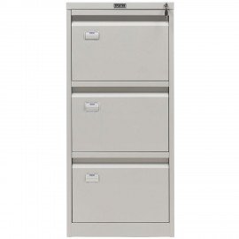 Шкаф картотечный ПРАКТИК "AFC-03", 1008х470х646 мм, 3 ящика, для 165 подвесных папок, формат папок Foolscap или A4 (БЕЗ ПАПОК)