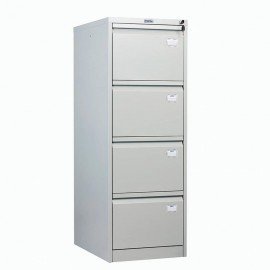 Шкаф картотечный ПРАКТИК "AFC-04", 1320х470х646 мм, 4 ящика, для 220 подвесных папок, формат папок Foolscap или A4 (БЕЗ ПАПОК)