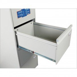 Шкаф картотечный ПРАКТИК "AFC-04", 1320х470х646 мм, 4 ящика, для 220 подвесных папок, формат папок Foolscap или A4 (БЕЗ ПАПОК)