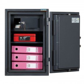 Сейф огневзломостойкий VALBERG "Гарант-67Т EL", 670х440х440 мм, 99 кг, эл. замок, трейзер, крепление к полу