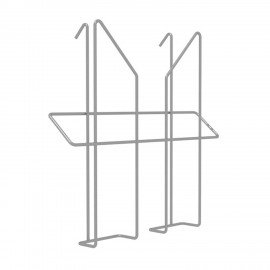 Лоток навесной для стоек ПАРУС, А4, 220х225х50 мм, проволочный, хром, 290445