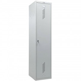 Шкаф металлический для одежды ПРАКТИК "ML/LS-11-40D", 2 отделения, 1830х400х500 мм, 23 кг, разборный, S23099403902