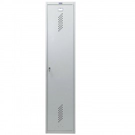 Шкаф металлический для одежды ПРАКТИК "ML/LS-11-40D", 2 отделения, 1830х400х500 мм, 23 кг, разборный, S23099403902