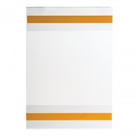 Карманы информационные самоклеящиеся PS-T, А6, вертикальные, КОМПЛЕКТ 10 шт., ПЭТ, толщина 0,3 мм, 171885