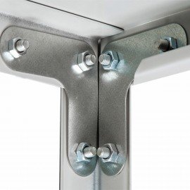 Стеллаж металлический BRABIX "MS KD-180/50-4", 1800х1000х500 мм, 4 полки, сборная стойка, 291116, S240BR145402