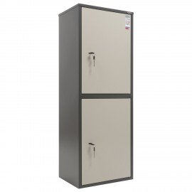 Шкаф металлический для документов AIKO "SL-125/2Т" ГРАФИТ, 1252х460х340 мм, 31 кг, сварной, S10799132502