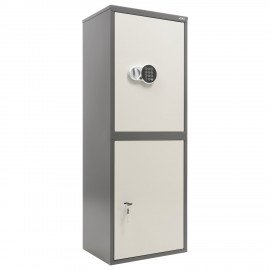 Шкаф металлический для документов AIKO "SL-125/2ТEL" ГРАФИТ, 1252х460х340 мм, 31 кг, S10799132902