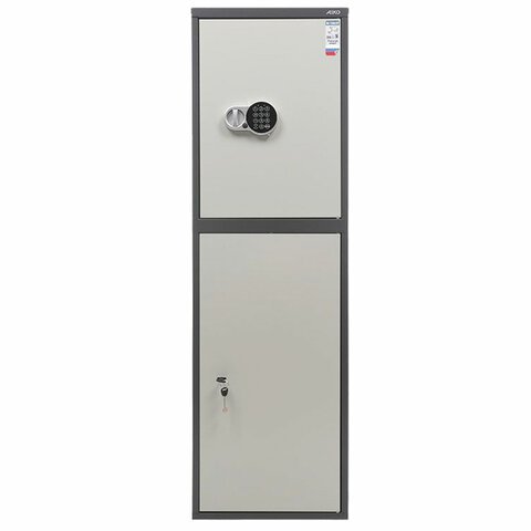 Шкаф металлический для документов AIKO "SL-150/2ТEL" ГРАФИТ, 1490х460х340 мм, 36 кг, S10799152902