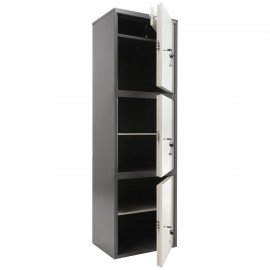 Шкаф металлический для документов AIKO "SL-150/3Т" ГРАФИТ, 1490х460х340 мм, 37 кг, S10799153502