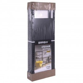 Стеллаж металлический BRABIX "ГРАФИТ MS KD-180/40-5", лофт, 1800х1000х400 мм, 5 полок, 291269, S240BR144593