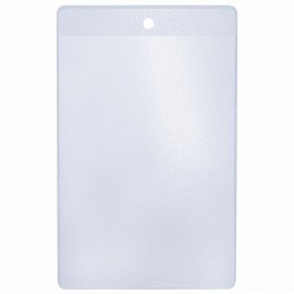 Карман информационный подвесной, ценникодержатель А6, КОМПЛЕКТ 50 шт., ПВХ, BRAUBERG, 291286