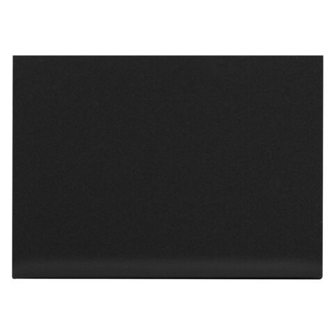 Табличка меловая настольная А4 (21x29,7 см), L-образная, горизонтальная, ПВХ, ЧЕРНАЯ, BRAUBERG, 291291