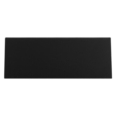 Табличка меловая настольная 210х80 мм (домик), двусторонняя, ПВХ, ЧЕРНАЯ, BRAUBERG, 291294