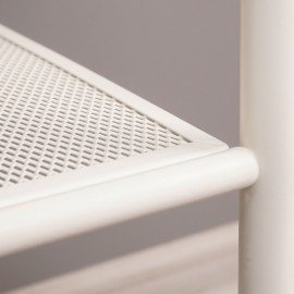 Стеллаж на металлокаркасе "Валенсия-13", 455х300х855 мм, 3 полки, белый, СТВ13 Б