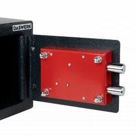 Сейф мебельный DASWERK SC-170KL (170х230х170 мм), ключевой замок, графит, 291337