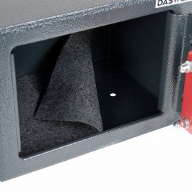 Сейф мебельный DASWERK SC-170KL (170х230х170 мм), ключевой замок, графит, 291337