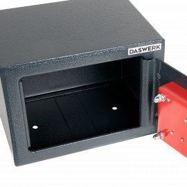 Сейф мебельный DASWERK SC-170KL (170х230х170 мм), ключевой замок, графит, 291337